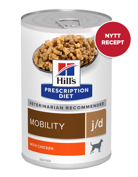 Se Hills Prescription Diet Hill's PRESCRIPTION DIET j/d Joint Care vådfoder til hunde med kylling hos Os Med Kæledyr