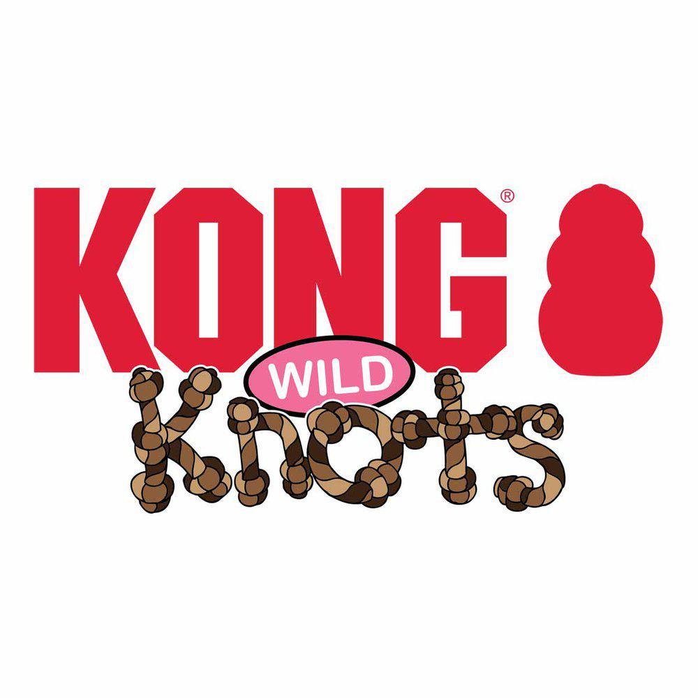 KONG Wild Knots Fox – Holdbart og Blødt Hundelegetøj