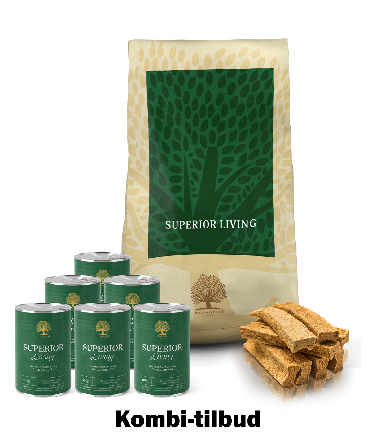 Essential Superior Living med Kylling | Pakke-Tilbud