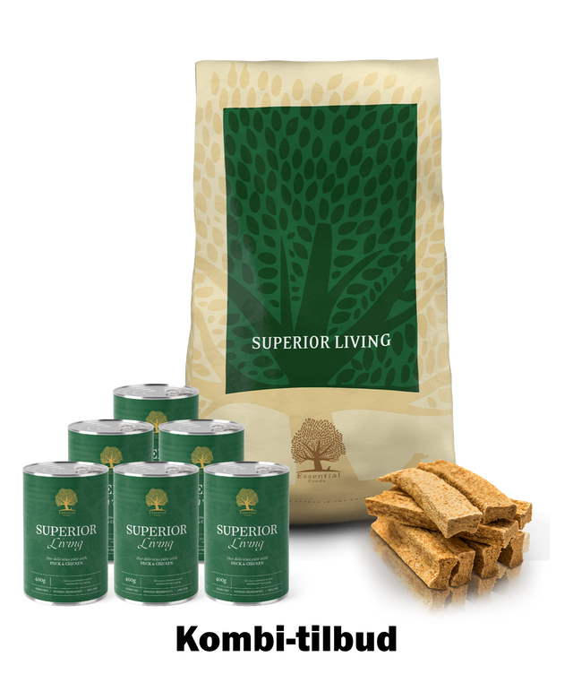 Essential Superior Living med Kylling | Pakke-Tilbud