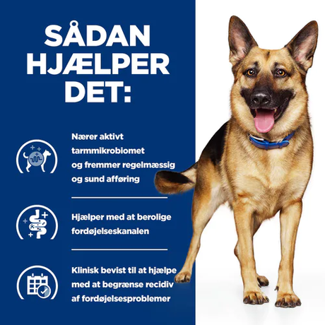 Hills Prescription Diet Gastrointestinal Biome tørfoder til hunde med kylling helper det - fordøjelse.