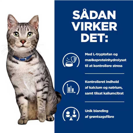 Sadan vikker det - Hills Prescription Diet c/d Multicare Stress + Metabolic tørfoder til katte med kylling.