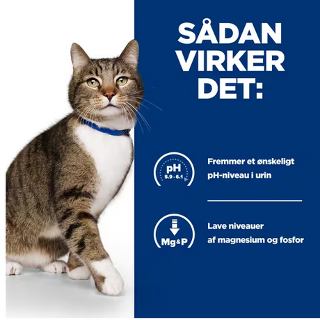 Beskrivelse: Sadan vikker det Hills Prescription Diet s/d Urinary Care tørfoder til katte med kylling.