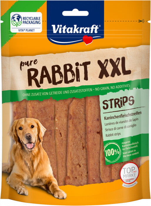 Hundegodbid med Kanin 250G., rent kød, Vitakraft Pure Rabbit