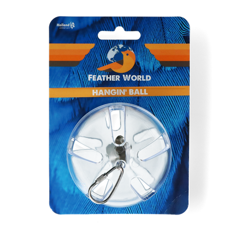 Feather World Hanging Ball, også kendt som Fugle aktivitets bold til mellem og store fugle med klokke og god plads til snacks fra Feather World, er et fængslende og interaktivt legetøj designet til dine fjerklædte venner. Denne hængende bold giver uendelig underholdning og stimulering til fugle.