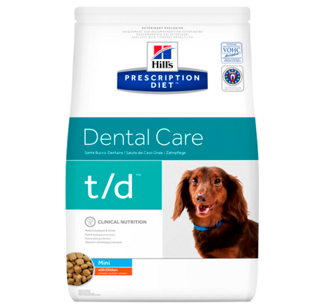 Hill's Prescription Diet Dental care t/d MINI bevare et sundt tandsæt 3 kg.